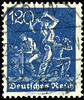 Deutsches Reich 120 Pfennig black blue, watermark 2, cancelled BERLIN C, very fine, signed, photo expertize Dieter Weinbuch BPP (2024) genuine and immac -