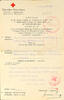 Rotkreuz-Nachrichten Messaging from 27.8.42 on form from German red cross from guernsey to England and return with reply from well with various cens -