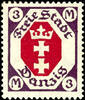 Danzig 3 Mark national coat of arms, watermark upright without background rosettes, impeccable unused, Michel 100.- -