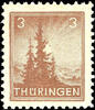 SBZ 3 Pfg. Firs, mid-brown, t paper, mint never hinged, expertized Stroeh BPP, Michel 400.- -