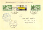 Schweiz Luftpost Switzerland airmail, 1938, first mail flight Zurich Stockholm Swiss week in Stockholm air mail letter with Michel no. 213 z (2 -