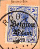 Belgien Stempel  'ROUX 18 XI. 1917', S.O.T.N on money order cut 25 C. Br... 17,90 EUR  Excl. 5,50 EUR Verzending