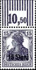 Rumänien  15 B. On 15 Pfg Germania without overprint 'M. V. I. R', rotar... 109,00 EUR  Excl. 6,50 EUR Verzending