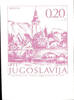Jugoslawien 0, 20 Din. Places of interest, imperforated, from lower margin of the sheet, mint never hinged -