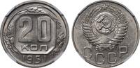 USSR 20 Kopecks 1951 Soviet Union, 20 Kopecks, 1951 year, NGC, MS 62 MS 62 100,00 EUR  Excl. 10,00 EUR Verzending