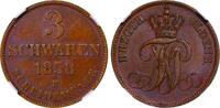 Grand Duchy Of Oldenburg 3 Schwaren 1858 Grand duchy of Oldenburg, 3 Sch... 210,00 EUR  Excl. 10,00 EUR Verzending
