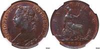 United Kingdom Great Britain Queen Victoria 1893 1 Farthing NGC MS 62 BN 1 Farthing 1893 MS 62 BN