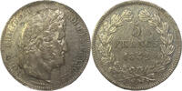 Frankreich 5 Francs 1842 Louis-Philippe Ier (1830-1848)  Strasbourg  160,00 EUR  Excl. 10,00 EUR Verzending