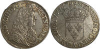 Frankreich Ecu à la cravate Louis XIV (1643-1715) Paris -
