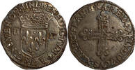 Frankreich 1/4 d'écu Louis XIV (1643-1715) Bayonne -
