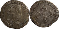 Frankreich Franc d'argent Henri III 15?? Toulouse -