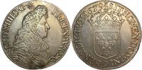Frankreich Ecu à la cravate Louis XIV (1643-1715) Rennes -