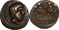 Antike Denier L.Titurius Sabinus (89 av J.C) -