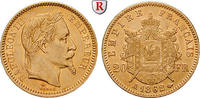 France 20 Francs Napoleon III, 1852-1870, Gold, 6,45 g -