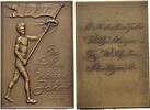 Bronze-Plakette 1927 Medaillen der Prägeanstalt Mayer und Wilhelm  fast vorzüglich