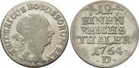 Brandenburg-Preussen 1/12 Taler Friedrich II. 1740-1786, Münzstätte Aurich. -