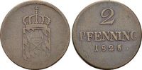 Bayern CU-2 Pfennig Maximilian I. Joseph 1806-1825. -