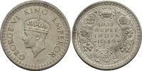 Indien 1/2 Rupie Georg VI. 1936-1952. -