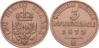 Brandenburg-Preussen CU-3 Pfennig Wilhelm I. 1861-1888. -