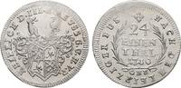 Reuss-Älterer Linie zu Untergreiz 1/24 Taler Heinrich III. 1733-1768. -