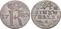 Brandenburg-Preussen 1/24 Taler Friedrich II. 1740-1786, Münzstätte Berlin. -