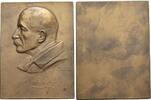 Medicina in nummis Bronze-Plakette Sternberg, Carl *20.11.1872 Wien + 15. 08.1935 Kärnten, österreichischer Pathologe, 1925 wurde er Mitglied der Leopoldina. -