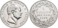Brandenburg-Preussen Friedrich Wilhelm IV. 1840-1861.  Für Hohenzollern, Gulden 1 1852  A Winz.Kr., fast vorzüglich