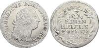 Brandenburg-Preussen Friedrich II. 1740-1786, Münzstätte Berlin. 1/3 Taler 1758 Selten, vorzüglich - Stempelglanz