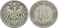 Deutsches Reich CU/Ni-10 Pfennig -