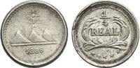 Guatemala 1/4 Real Republik seit 1823. -