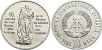 Deutsche Demokratische Republik CU/Ni - 10 Mark 1985 A CH UNC