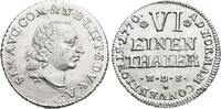Lippe-Detmold 1/6 Taler 1770 Simon August 1734-1782. Winz.Sf., gereinigt... 349,00 EUR  Excl. 10,00 EUR Verzending