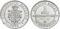 Sachsen-Albertinische Linie 2 Neugroschen 1865 B Johann 1854-1873. Min.R... 79,00 EUR  Excl. 10,00 EUR Verzending