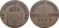 Brandenburg-Preussen CU-4 Pfennig 1845 A Friedrich Wilhelm IV. 1840-1861... 79,00 EUR  Excl. 10,00 EUR Verzending
