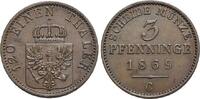 Brandenburg-Preussen CU-3 Pfennig 1869 C Wilhelm I. 1861-1888. Selten, v... 25,00 EUR  Excl. 10,00 EUR Verzending