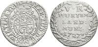 W&uuml;rttemberg 5 Kreuzer 1727 Eberhard Ludwig 1693-1733. Selten, fast vorz&uuml;... 129,00 EUR  Excl. 10,00 EUR Verzending