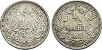 Deutsches Reich 1/2 Mark 1916 A vorz&uuml;glich + 9,00 EUR  Excl. 10,00 EUR Verzending