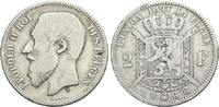 Belgien-K&ouml;nigreich 2 Francs 1868 Leopold II 1865-1909. fast sehr sch&ouml;n 18,00 EUR  Excl. 10,00 EUR Verzending