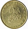 Monaco 10 Cent Monaco 10 Cent Unc 2001 -