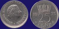 Nederland 25 Cent 15% Strike Off. -