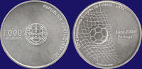Portugal 1000 Escudos EK Soccer -