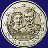 Luxemburg 2 Euro 40 Jaar Huwelijk Henri Relief variant -