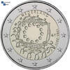 Nederland 2 Euro Europese vlag -