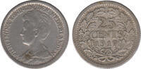 Nederland Koninkrijk 25 Cent 1917 Wilhelmina 1890-1948 ss 12,50 EUR  plus 6,50 EUR verzending