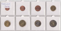 Portugal 3,88 Euro Complete serie 1 cent t/m 2 euro -