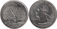 United States 25 Cents / Quarter Connecticut -