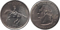 United States 25 Cents / Quarter Delaware -