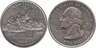 United States 25 Cents / Quarter New Jersey -