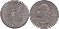 United States 25 Cents / Quarter Pennsylvania -