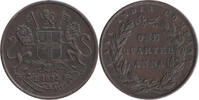 British East India Comp. 1/4 Anna Wilhelm IV 1830-1837 -